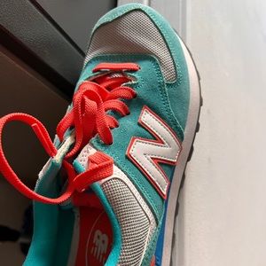 New Balance Teal & Orange